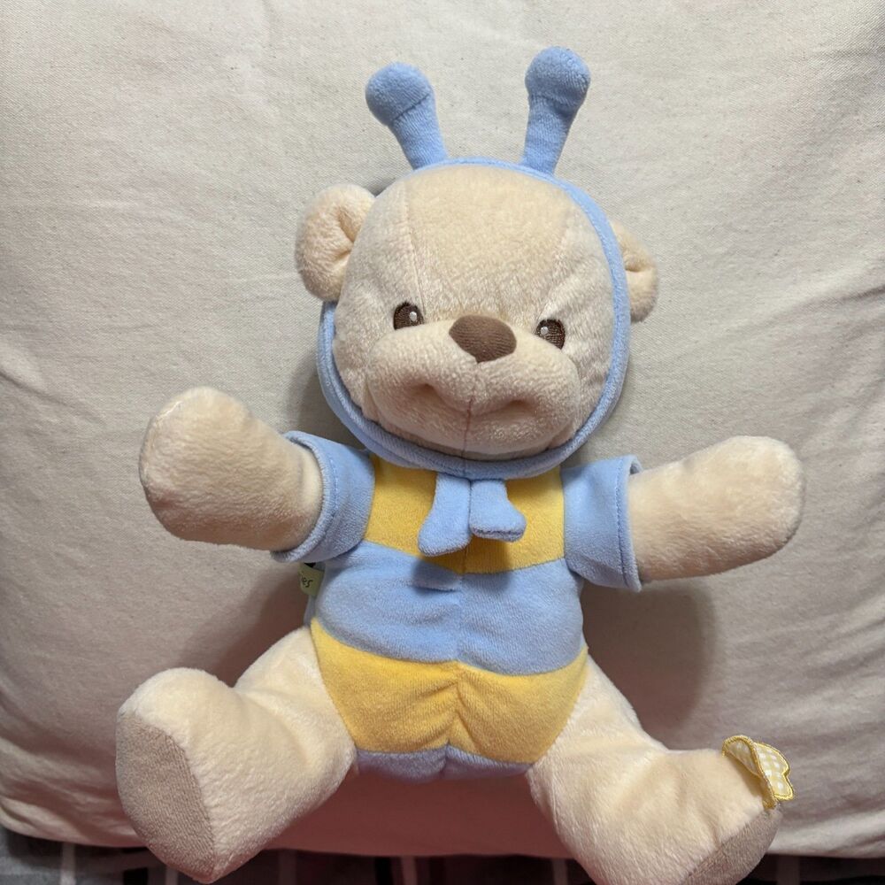 2003 Fisher Price Nature Bearries Bee Teddy Bear Plush Stuffed Animal 12"